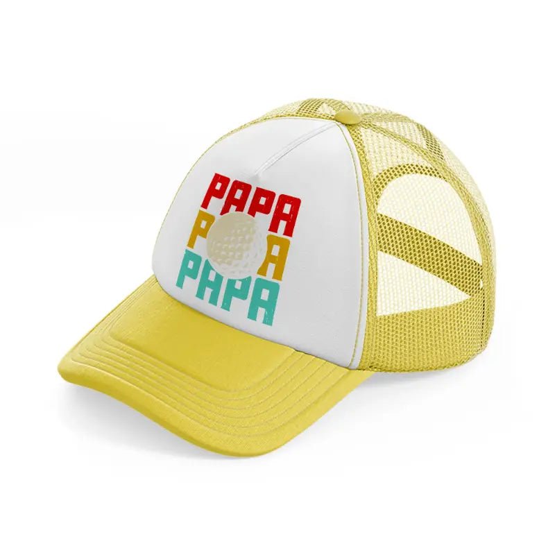 papa-yellow-trucker-hat