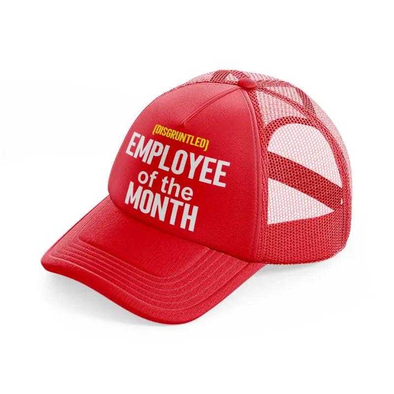 Employee Of The Month red Trucker Hat