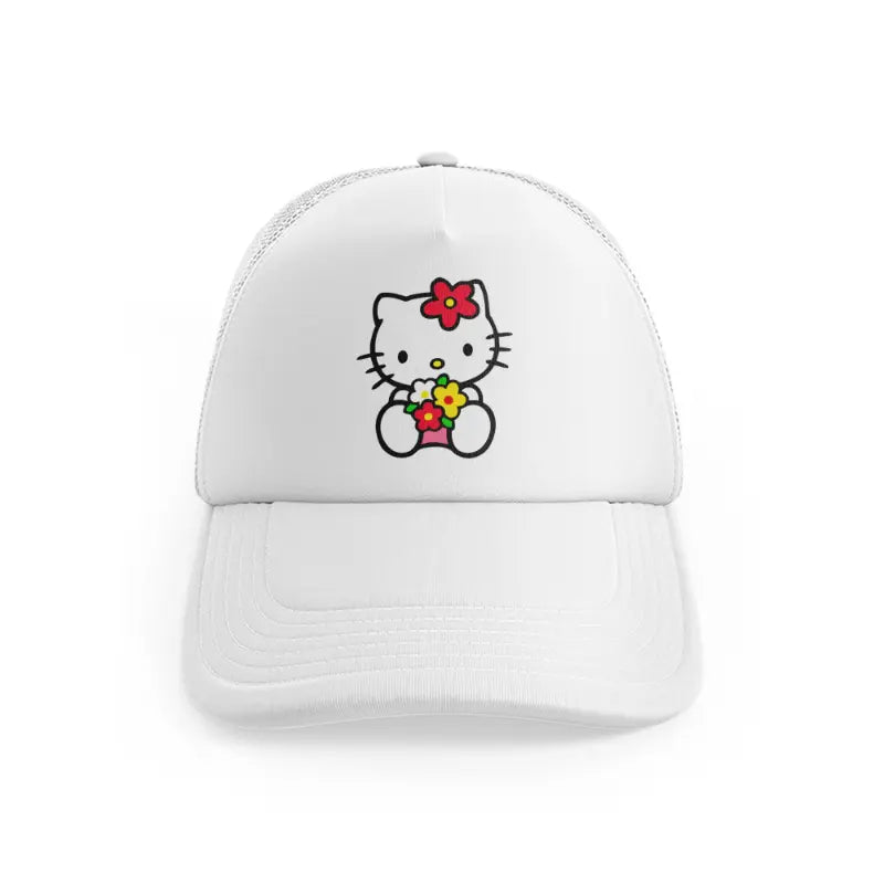 Hello Kitty Flowerswhitefront view