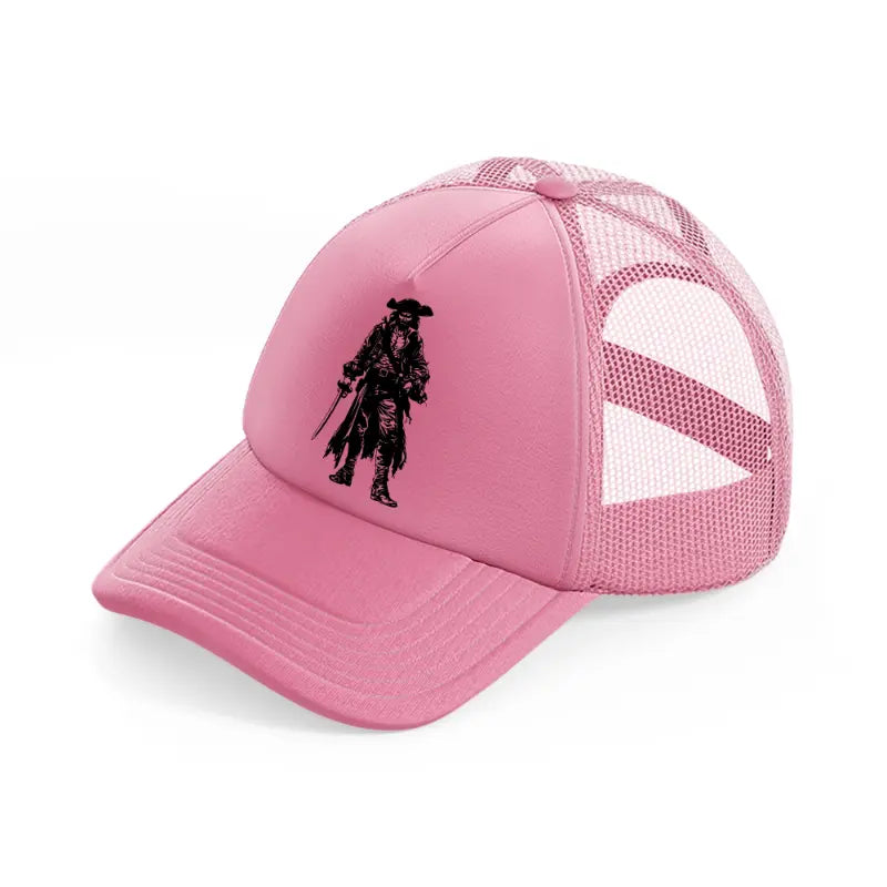 pirate & sword-pink-trucker-hat