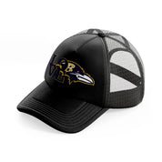 love baltimore ravens-black-trucker-hat