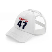 Harris 47 white Trucker Hat