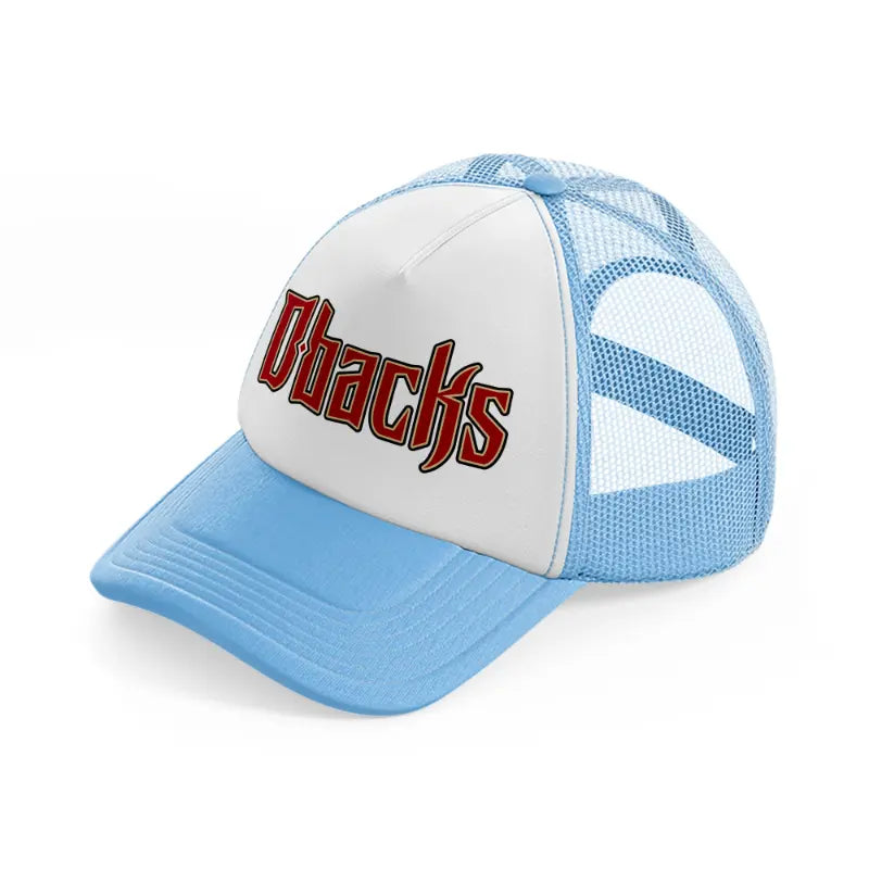 dbacks sky blue trucker hat