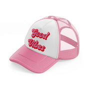 icon32 pink and white trucker hat