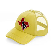 houston texans supporter-gold-trucker-hat