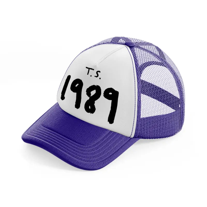 t.s. 1989-purple-trucker-hat