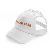 beach babe-white-trucker-hat