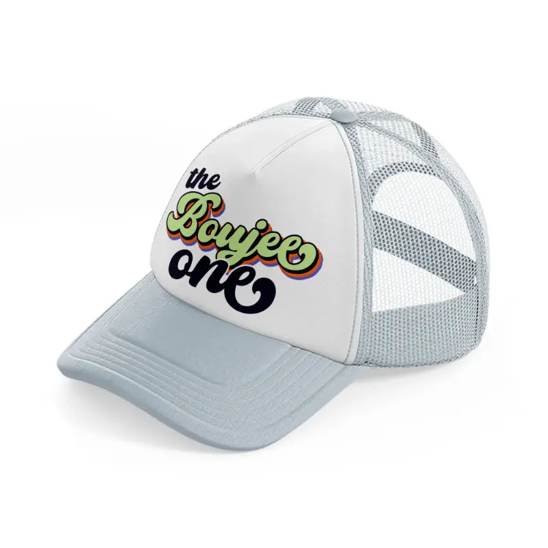 the boujee one-grey-trucker-hat