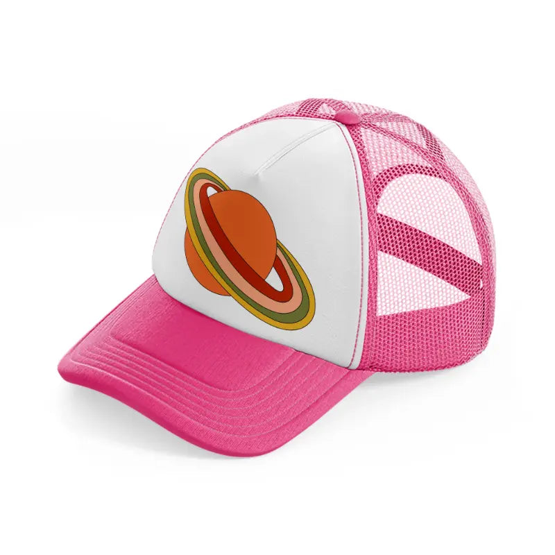 groovy elements-33-neon-pink-trucker-hat