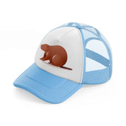 011-beaver-sky-blue-trucker-hat