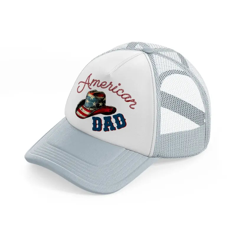 rustic american dad-grey-trucker-hat