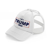 Trump 2024 white Trucker Hat