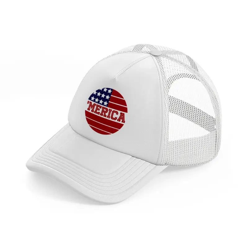 'merica 1-01-white-trucker-hat