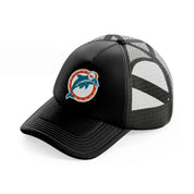 miami dolphins lover black trucker hat