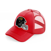 jacksonville jaguars helmet-red-trucker-hat