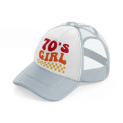 70's girl-grey-trucker-hat