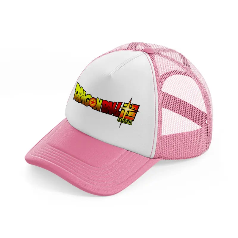 dragon super-pink-and-white-trucker-hat