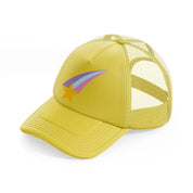 shooting star-gold-trucker-hat