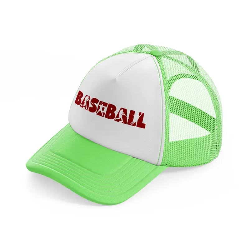 baseball-lime-green-trucker-hat