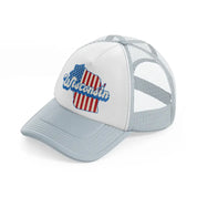 wisconsin flag-grey-trucker-hat