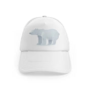 033-polar bear-white-trucker-hat