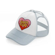 angel baby grey trucker hat