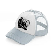 pirate rifle-grey-trucker-hat