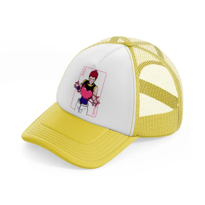 hisoka yellow trucker hat