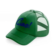 ciao blue-green-trucker-hat