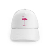 026 flamingo white trucker hat