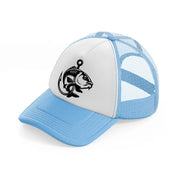 fish hook-sky-blue-trucker-hat