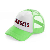 la angels-lime-green-trucker-hat