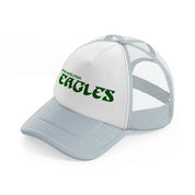 philadelphia eagles vintage-grey-trucker-hat