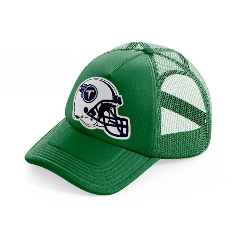 tennessee titans white helmet-green-trucker-hat