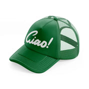 ciao black-green-trucker-hat