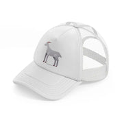 022 goat white trucker hat