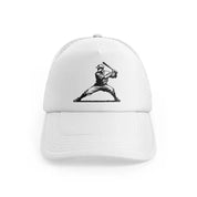 Baseball Battingwhitefront view