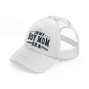 in my boy mom era-white-trucker-hat