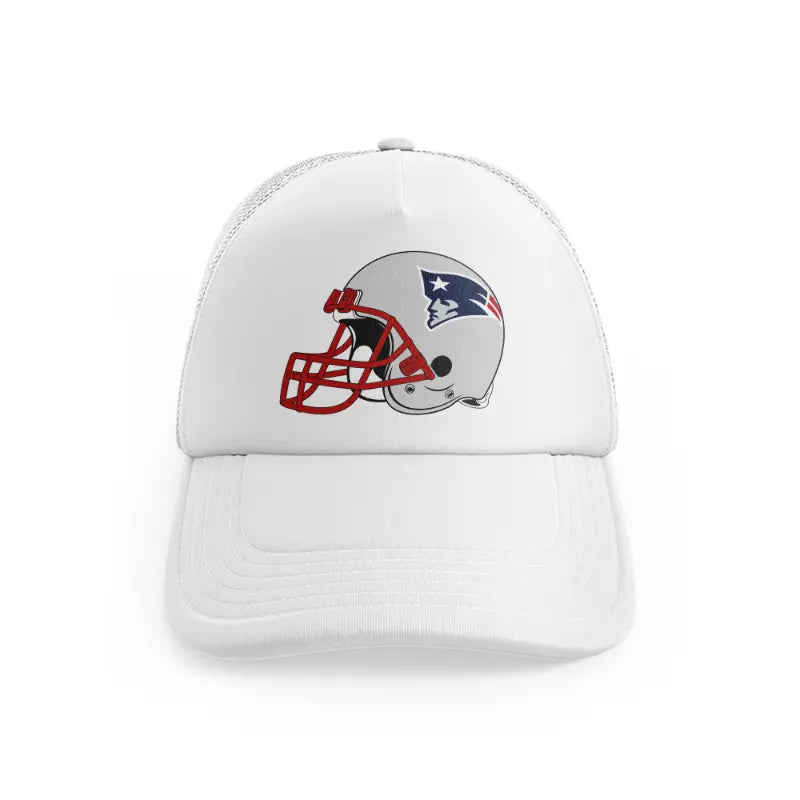 New England Patriots Helmetwhitefront-view