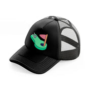 mini golf-black-trucker-hat