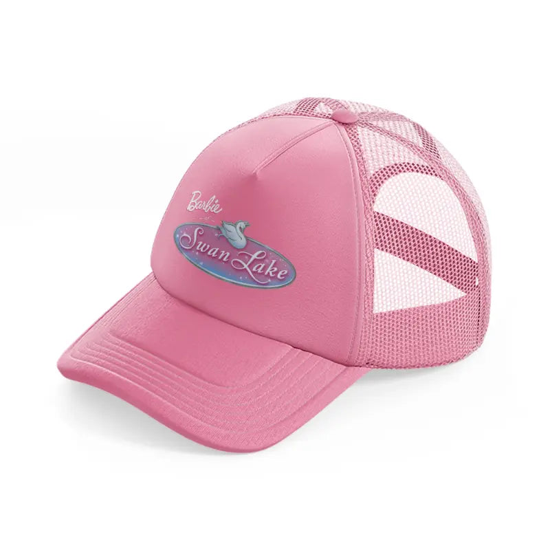 barbie of swan lake-pink-trucker-hat