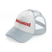 tampa bay buccaneers minimalist-grey-trucker-hat