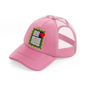 groovy love sentiments gs 16 pink trucker hat