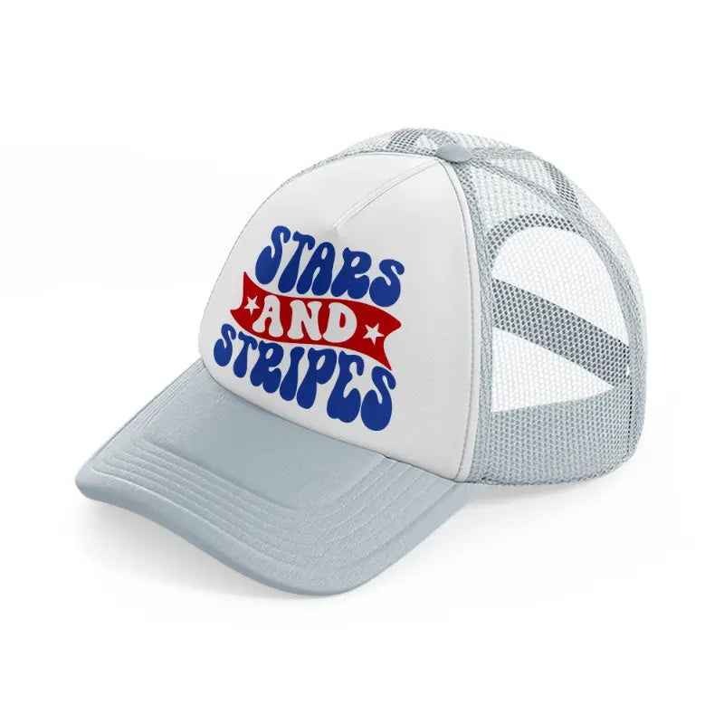 sstars and stripes-01-grey-trucker-hat