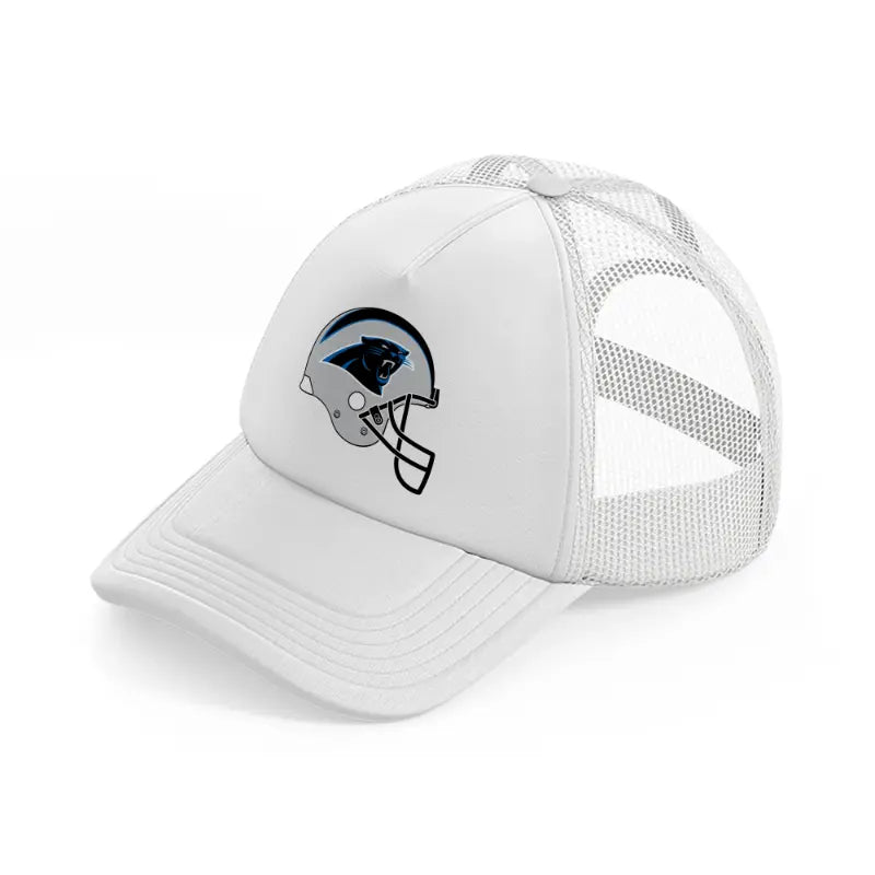 carolina panthers helmet-white-trucker-hat