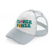 groovy love sentiments gs 14 grey trucker hat