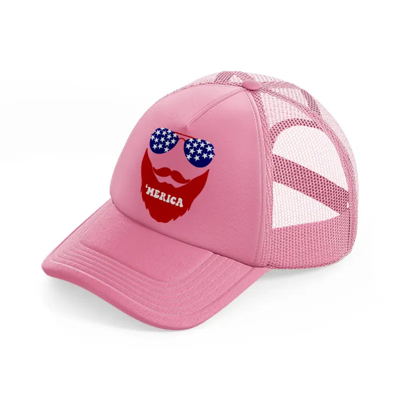 america 2-01-pink-trucker-hat