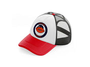 chicago bears circle-red-and-black-trucker-hat