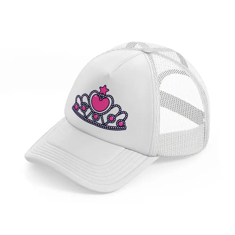 crown white trucker hat