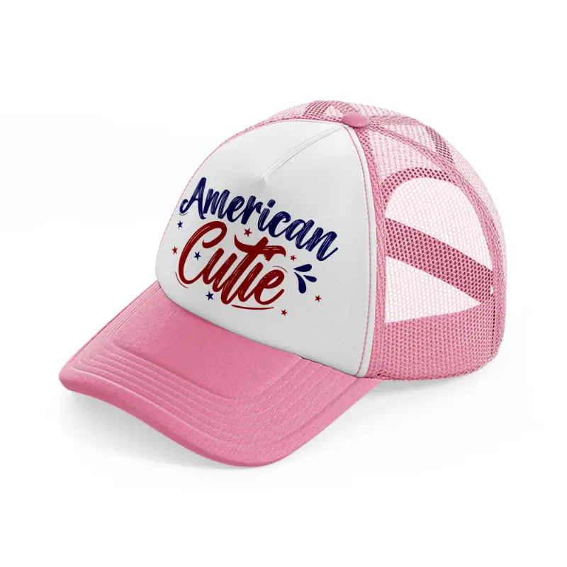 american cutie-01-pink-and-white-trucker-hat